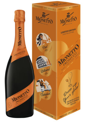 MIONETTO_Stemtag-Prosecco DOC TV Brut+lahev